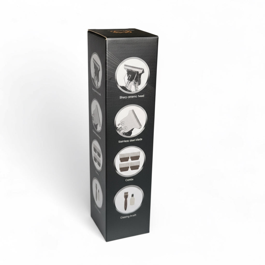 Mini Sun Professional Hair Clippers – Dragon Design Electric Trimmer for Men