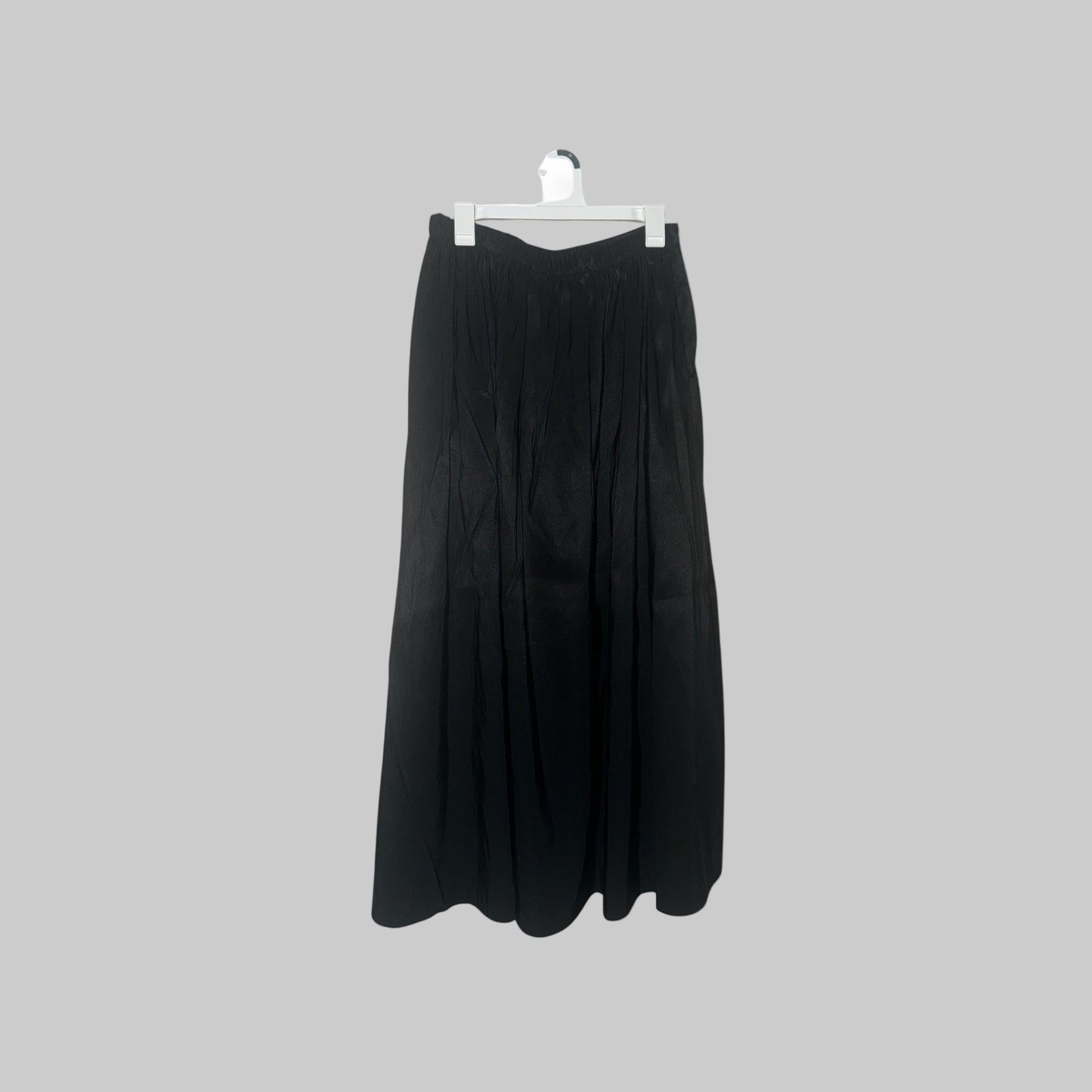 A New Day Women’s Black Pleated Maxi Skirt – Flowy High - Waisted Long Skirt - Dirty D’s Deals