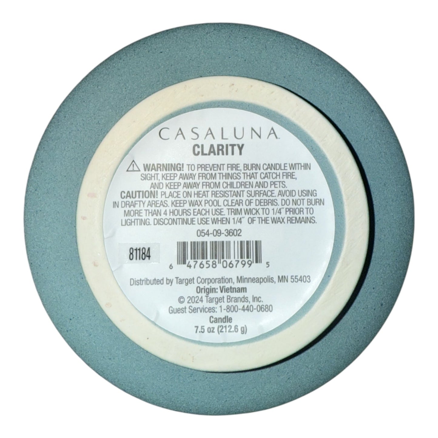 Casaluna “Clarity” Candle – Grapefruit & Ginger Coconut Soy Wax Blend (7.5 oz) - Dirty D’s Deals