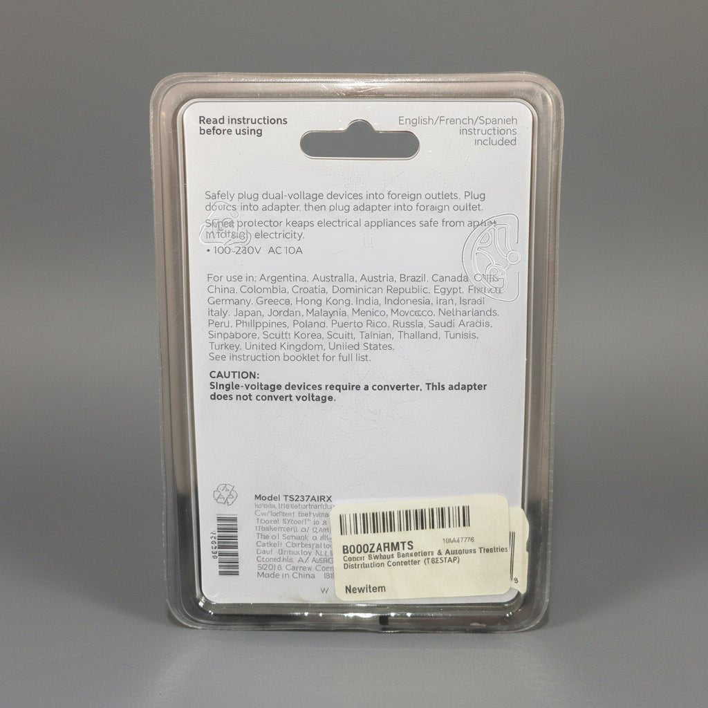 Conair Travel Smart All - In - One Adapter – Universal Plug Adapter for Worldwide Travel - Dirty D’s Deals