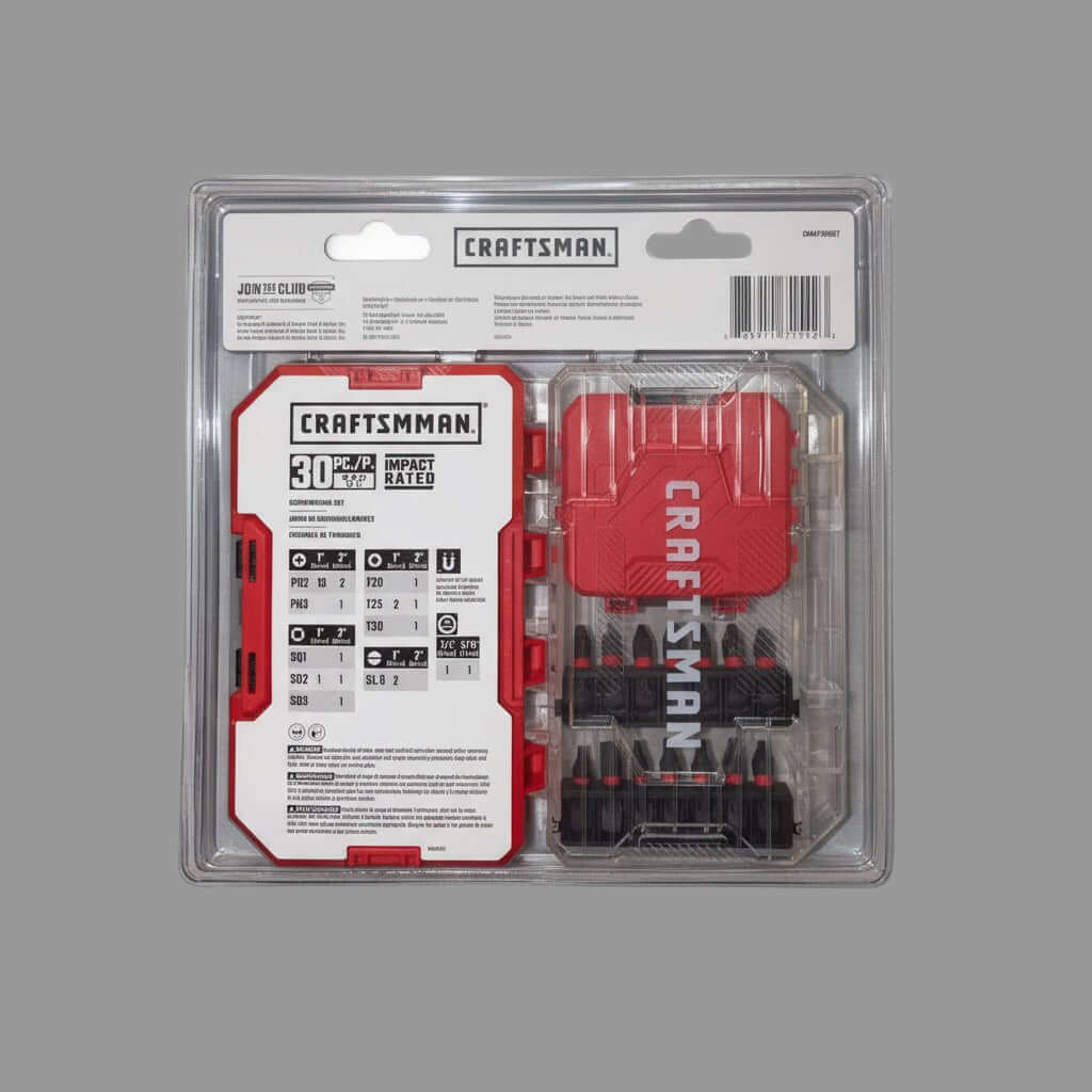 Craftsman 30 - Piece Impact Rated Screwdriving Bit Set | CMAF30SET - Dirty D’s Deals