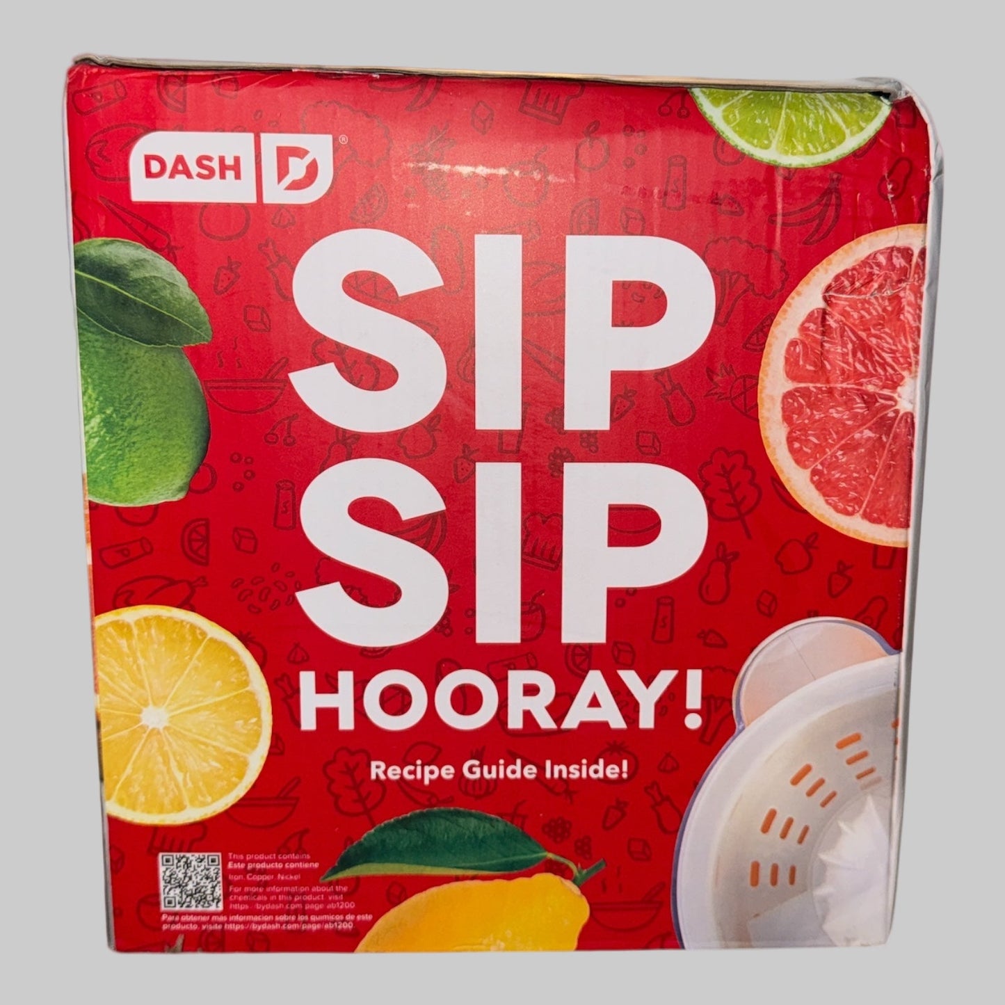 DASH Dual Citrus Juicer – Compact Electric Juicer for Fresh Lemon, Lime & Orange Juice - Dirty D’s Deals