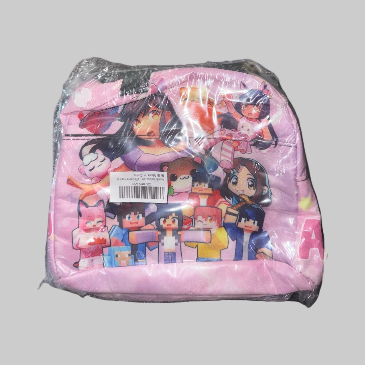 Roblox Pink Kids Lunch Tote – Character Carry Bag for School or Snacks - Dirty D’s Deals