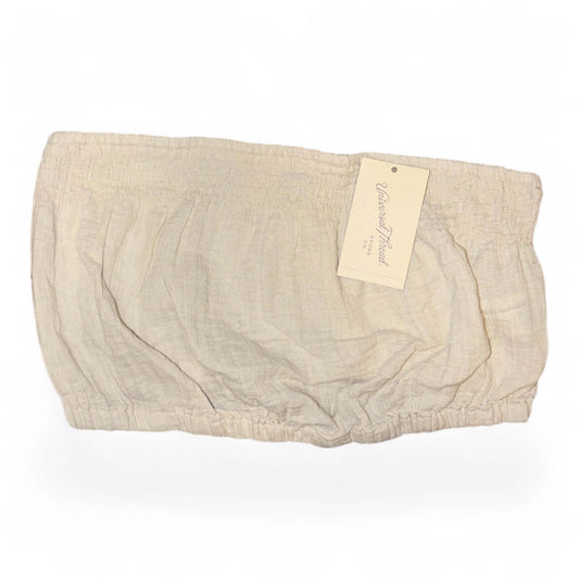 Universal Thread Beige Smocked Bandeau Tube Top – Women’s Strapless Crop Top