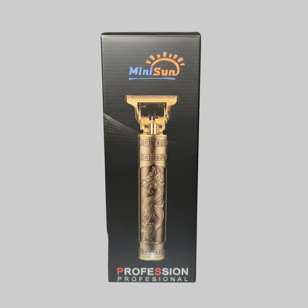 Mini Sun Professional Hair Clippers – Dragon Design Electric Trimmer for Men