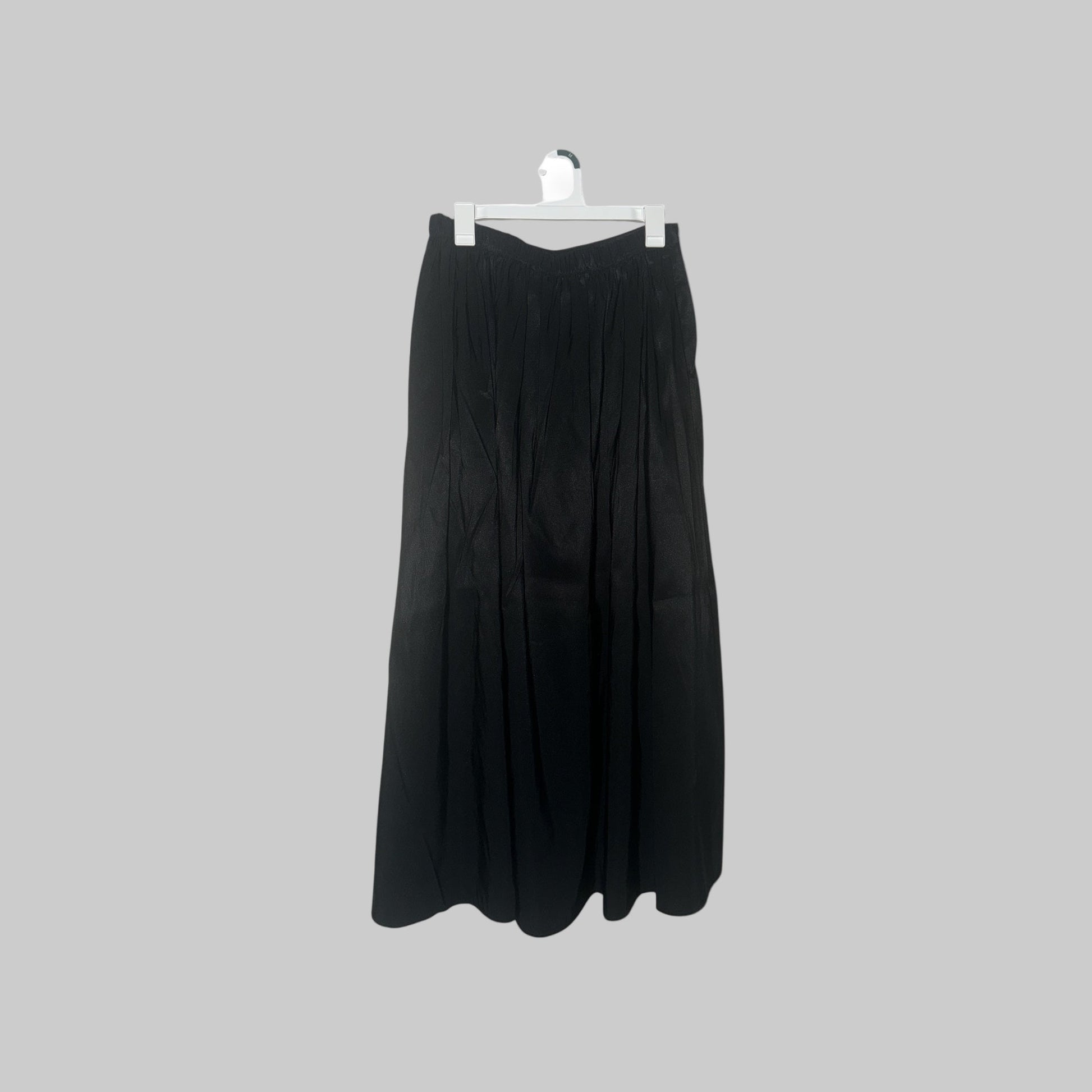 A New Day Women’s Black Pleated Maxi Skirt – Flowy High - Waisted Long Skirt - Dirty D’s Deals