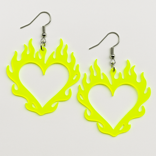 Neon earrings