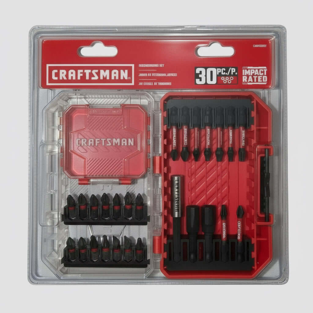 Craftsman 30 - Piece Impact Rated Screwdriving Bit Set | CMAF30SET - Dirty D’s Deals