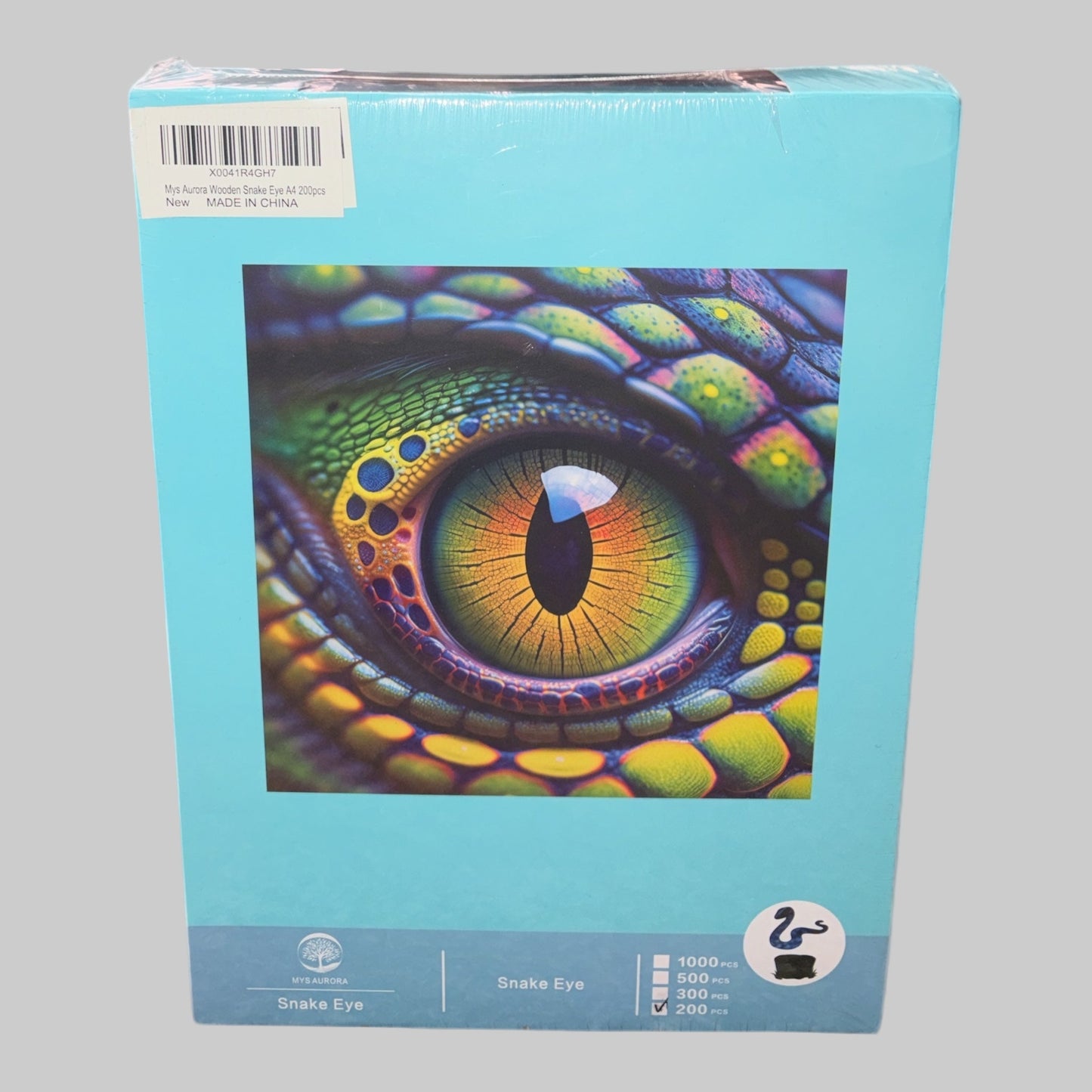 Dragon Eye 200 Piece Puzzle – Colorful Fantasy Artwork Jigsaw for Kids & Adults - Dirty D’s Deals