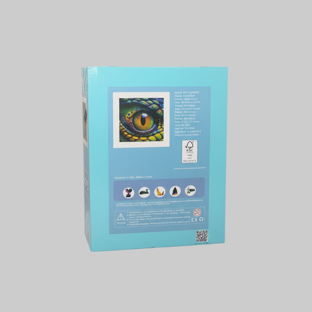 Dragon Eye 200 Piece Puzzle – Colorful Fantasy Artwork Jigsaw for Kids & Adults - Dirty D’s Deals