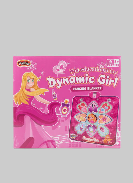 Dynamic Girl Dancing Blanket Interactive Dance Mat for Kids - Dirty D’s Deals