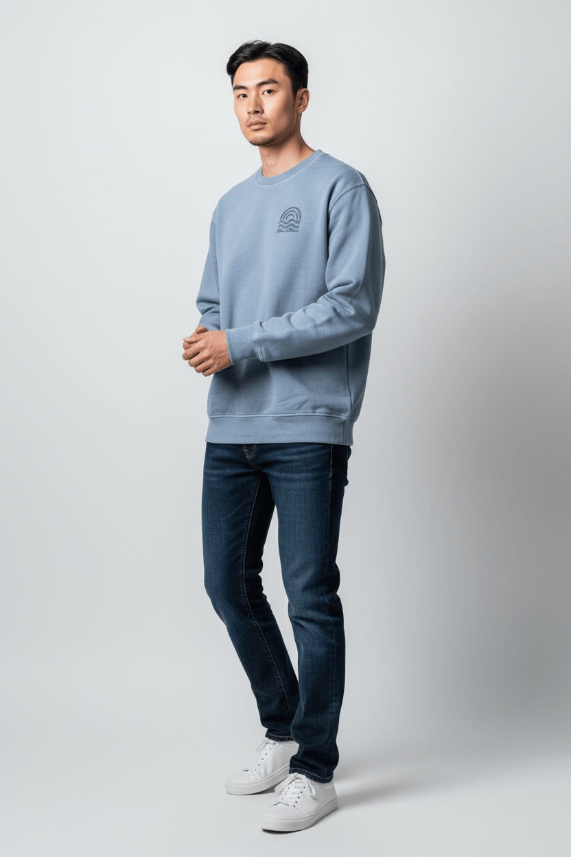 Goodfellow & Co Men’s Blue Crewneck Sweatshirt – Size Small - Dirty D’s Deals