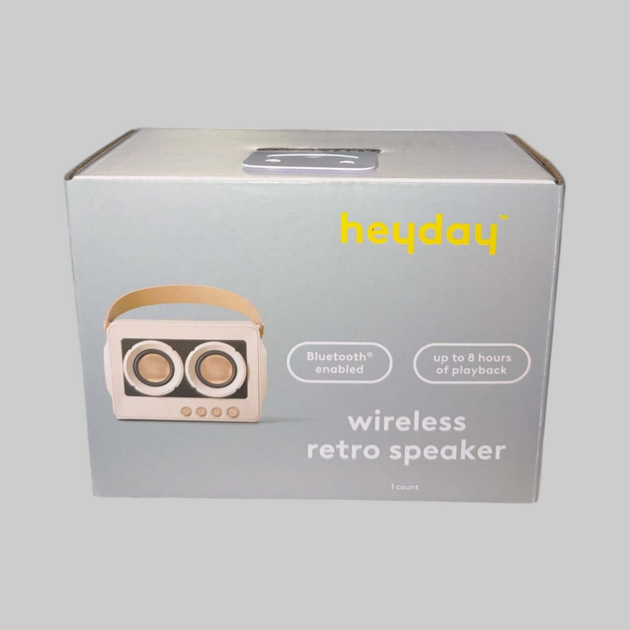 Heyday Wireless Retro Bluetooth Speaker – Portable Rechargeable Speaker with Strap - Dirty D’s Deals