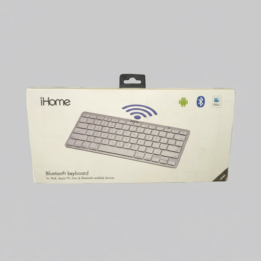 iHome Bluetooth Wireless Keyboard IMAC - K111S – Compatible with iPad, Apple TV & Mac - Dirty D’s Deals