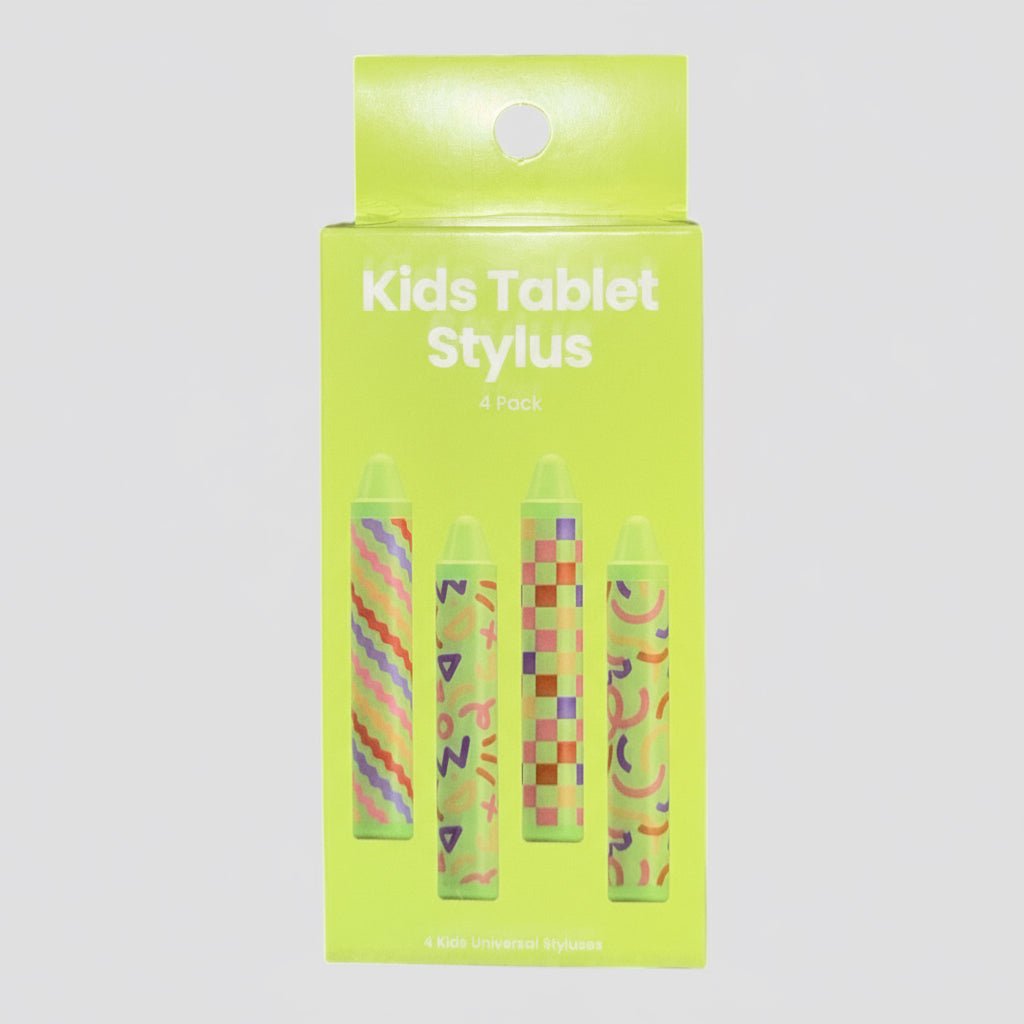 Kids Tablet Stylus – 4 Pack Universal Touch Screen Pens with Fun Designs - Dirty D’s Deals