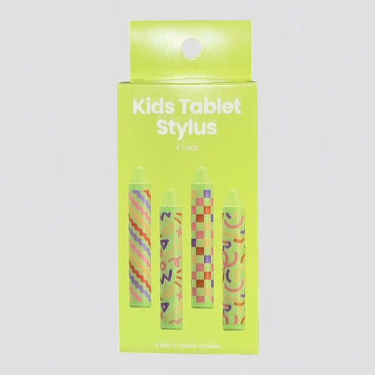 Kids Tablet Stylus – 4 Pack Universal Touch Screen Pens with Fun Designs - Dirty D’s Deals