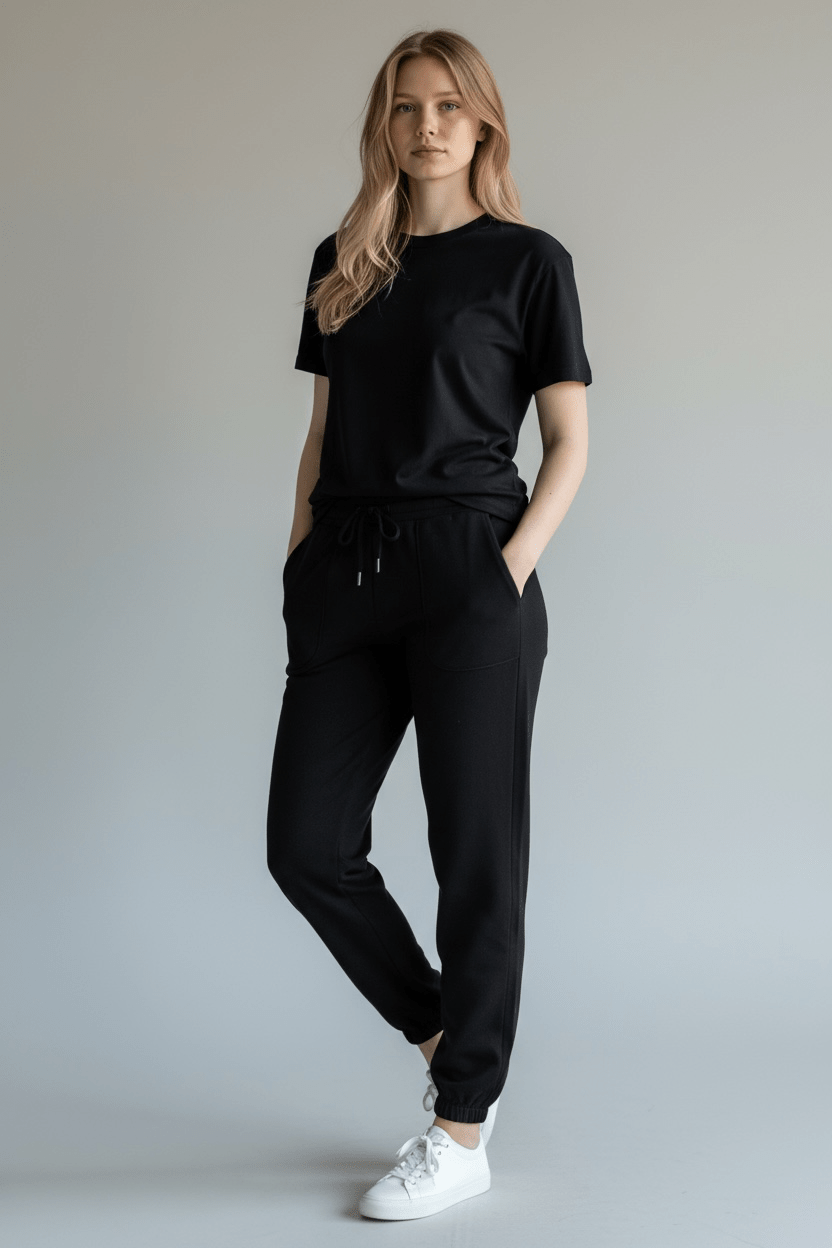 Leisure Studio Women’s Black Mid - Rise Jogger Pants – Size Small - Dirty D’s Deals