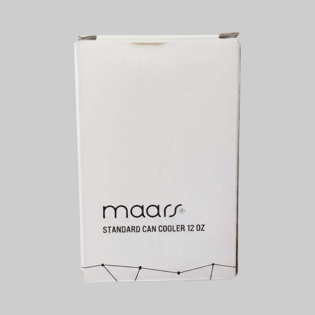 Maars White Stainless Steel Tumbler – Standard 12oz Can Cooler - Dirty D’s Deals