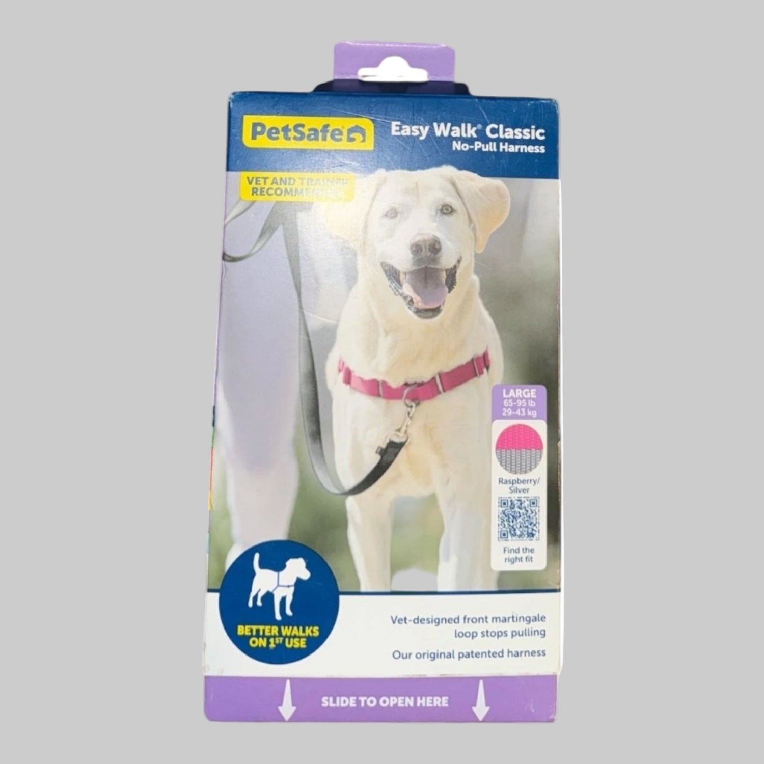 PetSafe Easy Walk Classic Dog Harness – Large, Raspberry - Dirty D’s Deals