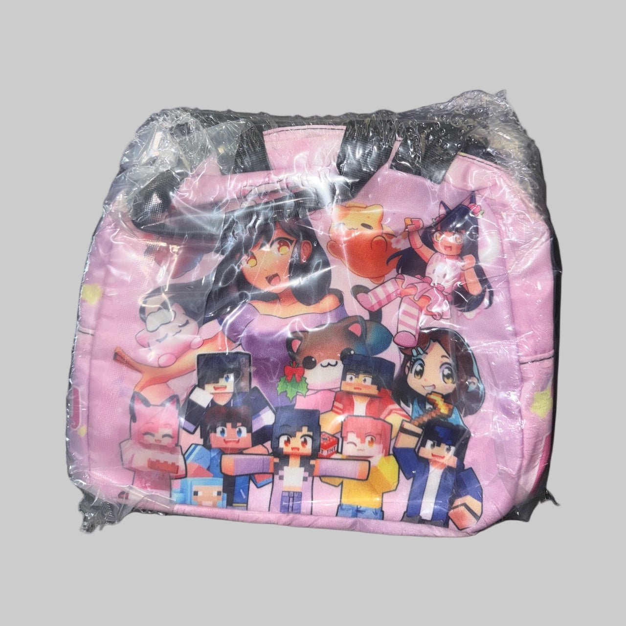 Roblox Pink Kids Lunch Tote – Character Carry Bag for School or Snacks - Dirty D’s Deals