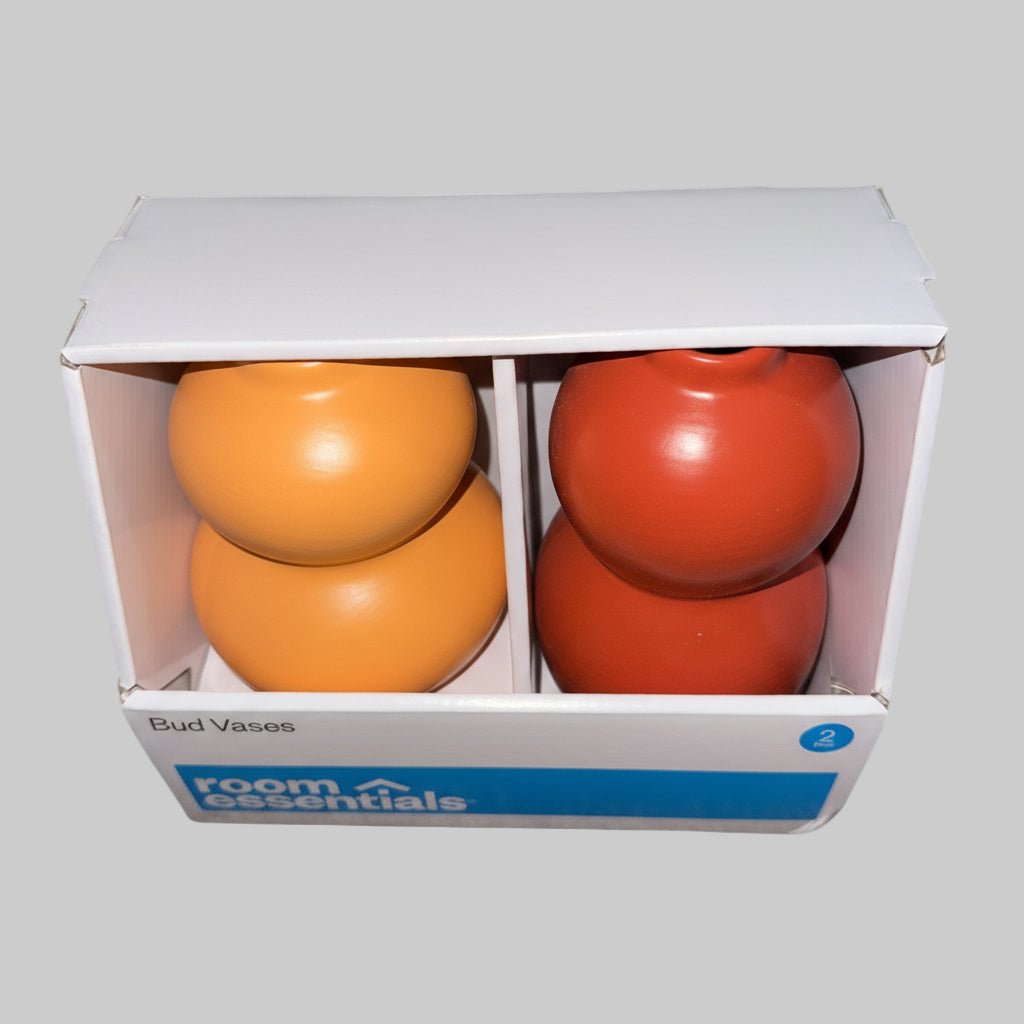 Room Essentials Home Décor Bud Vases – Modern Decorative Mini Vase Set - Dirty D’s Deals