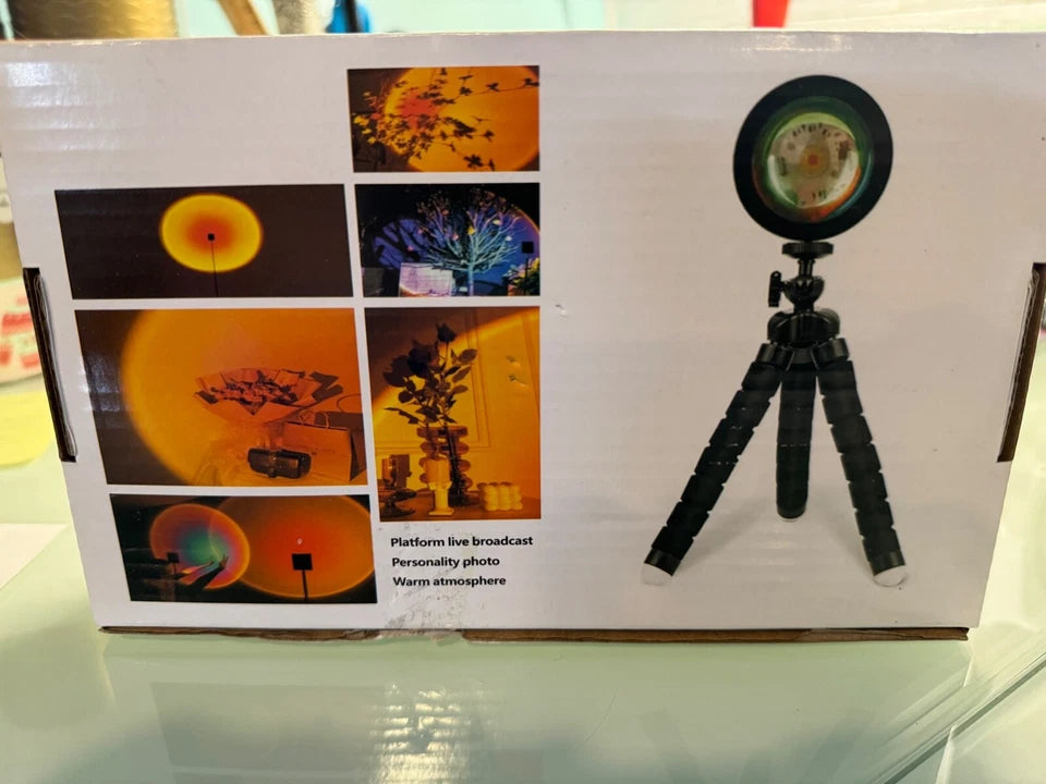 Smart Sunset Lamp Projection – LED Ambient Light with APP & Remote Control