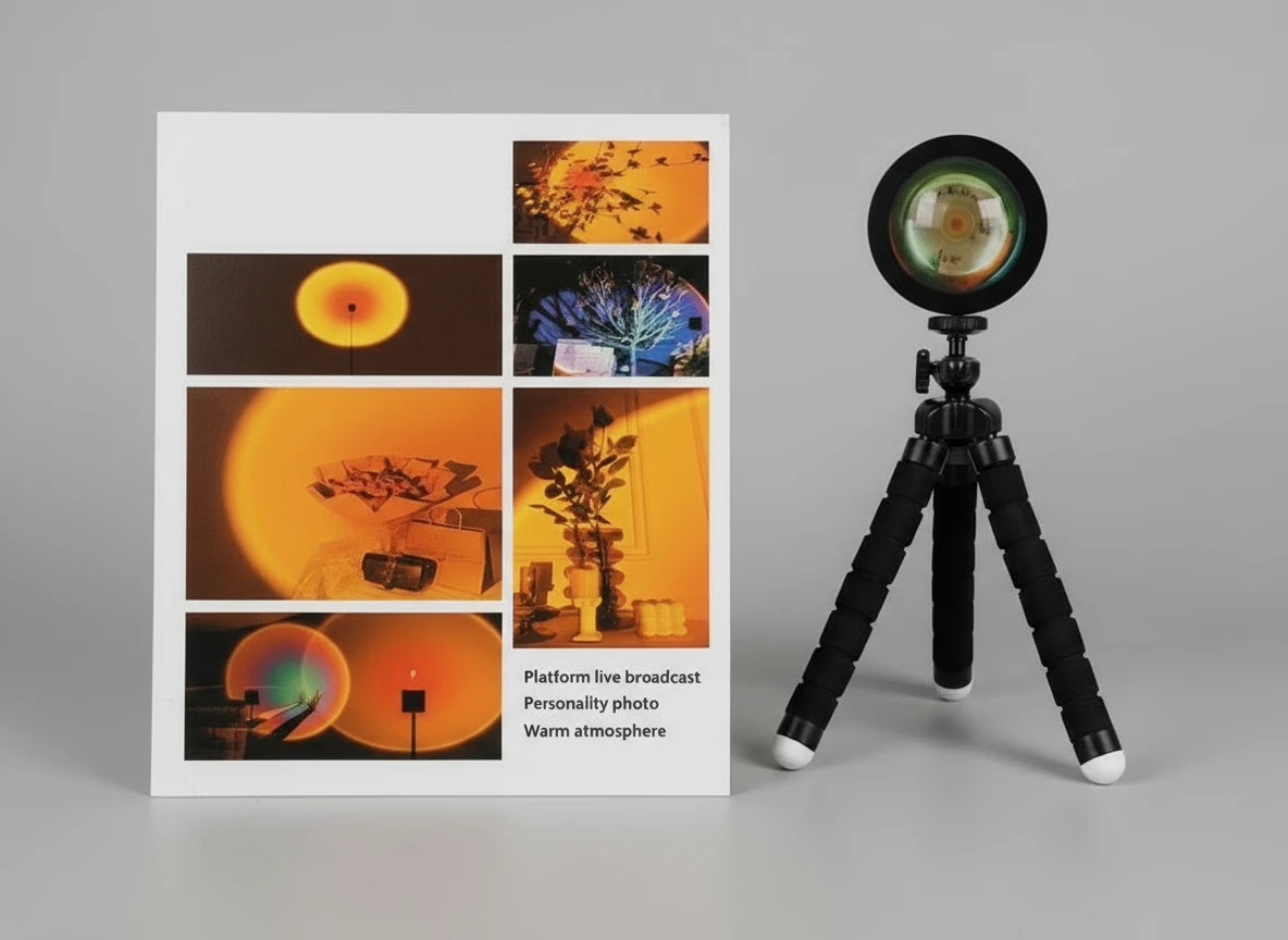 Smart Sunset Lamp Projection – LED Ambient Light with APP & Remote Control - Dirty D’s Deals