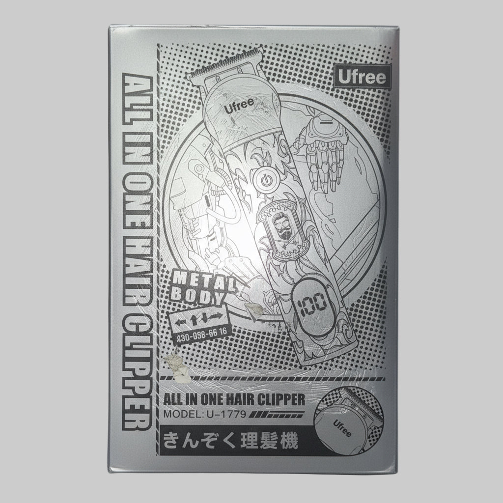 Ufree All - in - One Hair Clipper – Professional Metal Body Grooming Trimmer for Men - Dirty D’s Deals