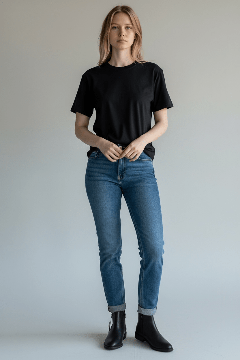 Universal Thread Brennia Black Ankle Boots – Women’s Size 8.5 - Dirty D’s Deals