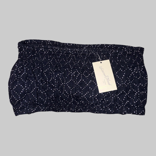 Universal Thread Women’s Navy Smocked Tube Top – Size Medium - Dirty D’s Deals